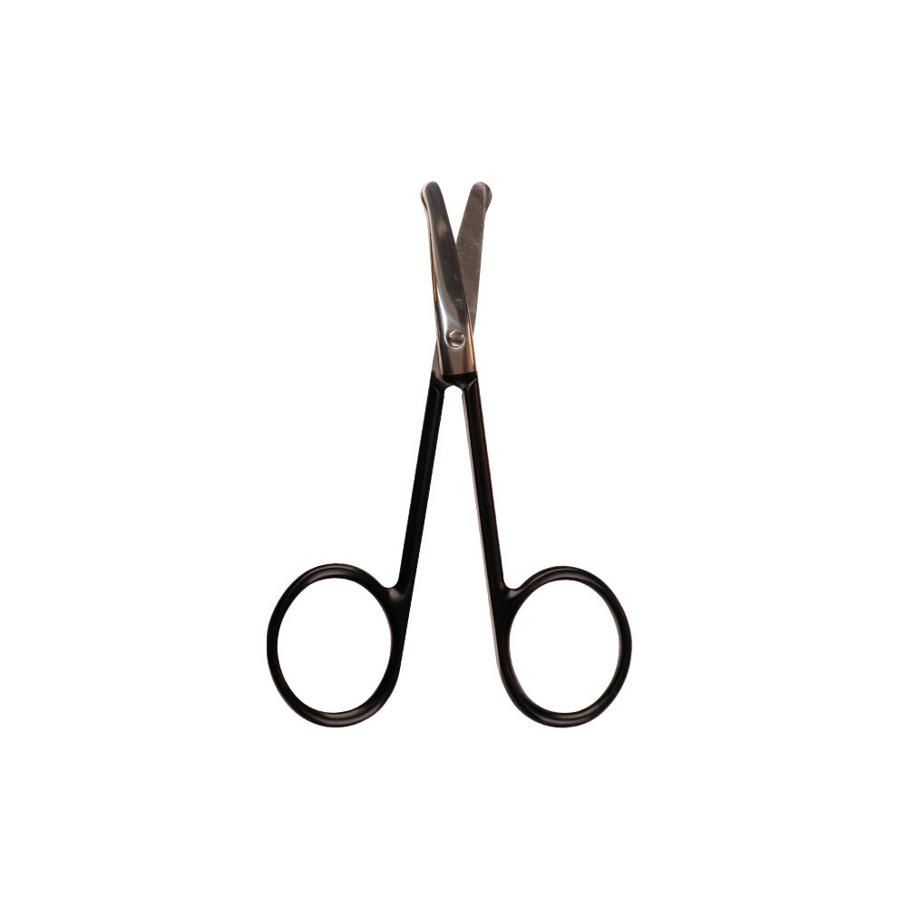 قیچی ابرو مشکی سرپهن S-088E شی رز  SH ROSE